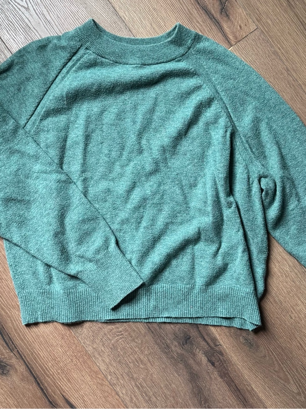 a new day Teal Crewneck Sweater